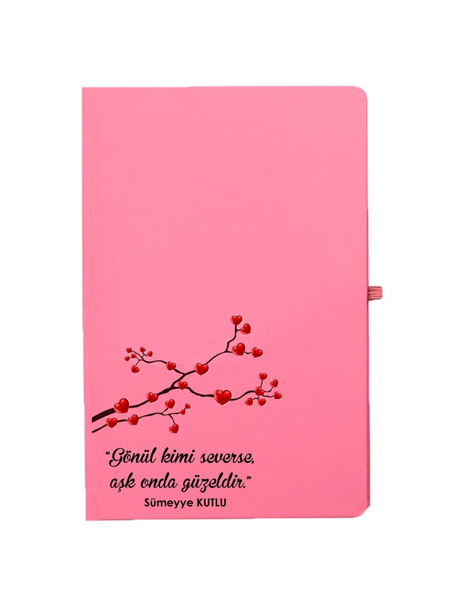 İsme Özel Renkli Defter Kupa Kalem Çikolata Kolonya ve Kahve Hediye Kutusu