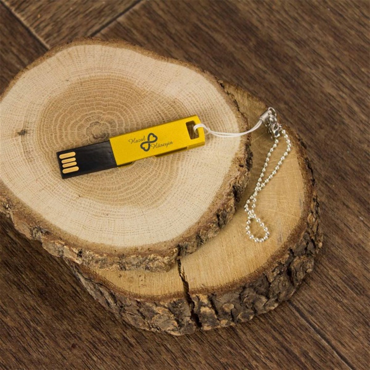 İsme Özel Renkli Metal Usb Bellek 16 GB M2 - Sonsuzluk