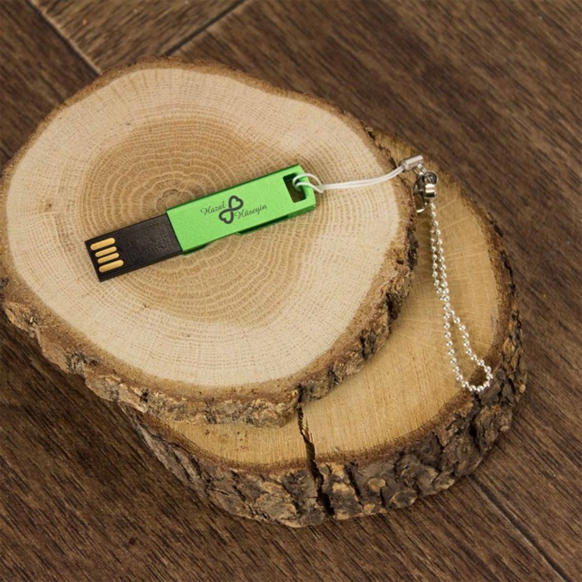 İsme Özel Renkli Metal Usb Bellek 16 GB M2 - Sonsuzluk