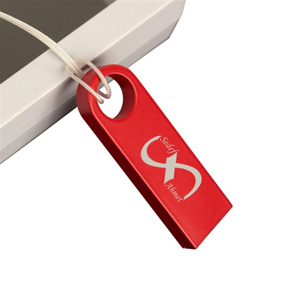 İsme Özel Renkli Metal Usb Bellek 16 GB - Sonsuzluk