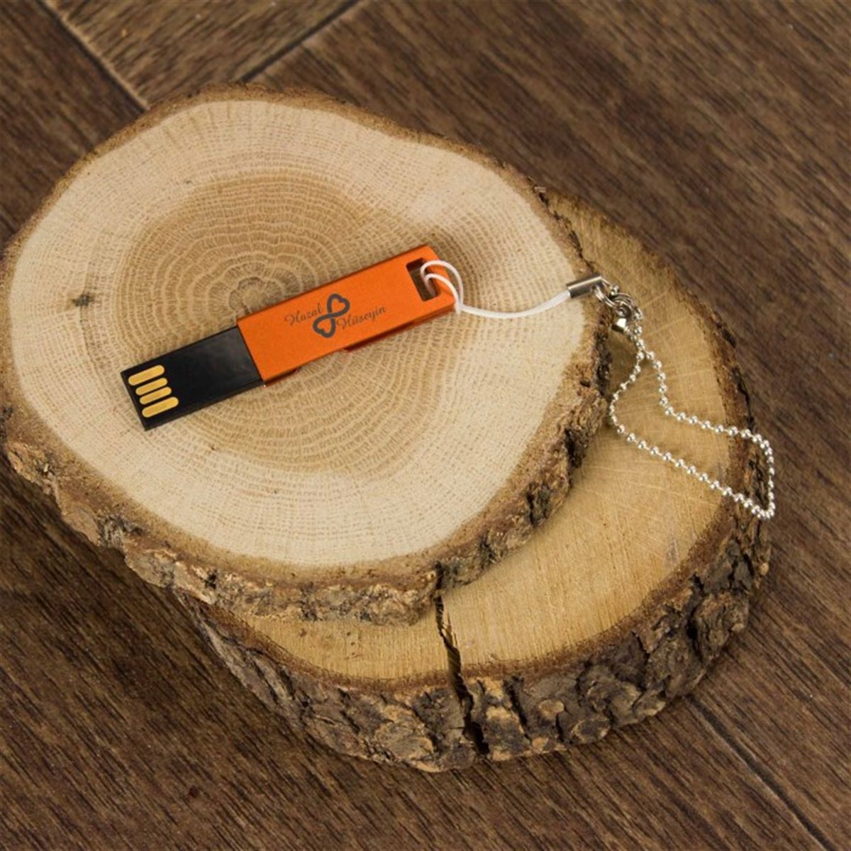 İsme Özel Renkli Metal Usb Bellek 16 GB M2 - Sonsuzluk