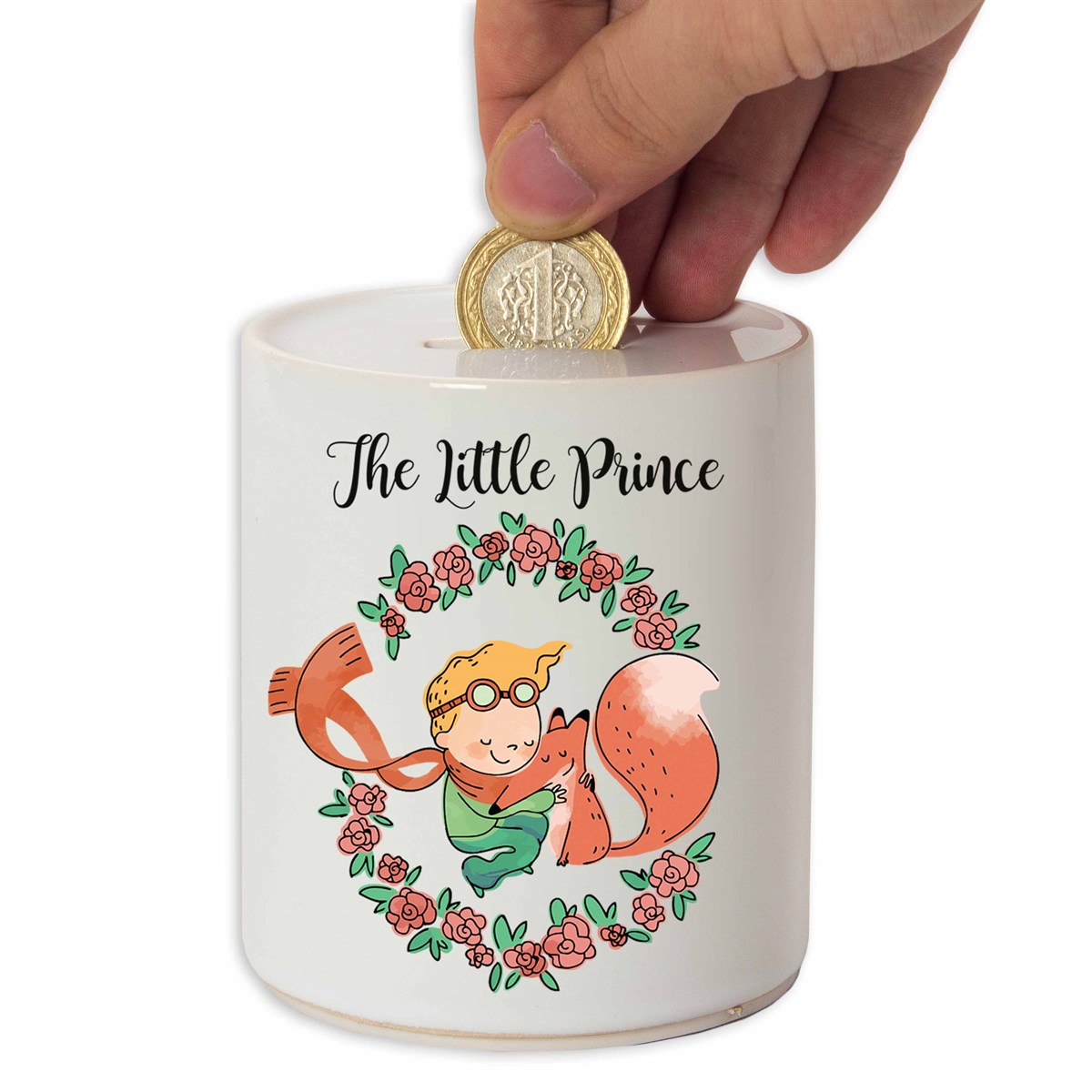 İsme Özel Seramik Kumbara - The Little Prince M2