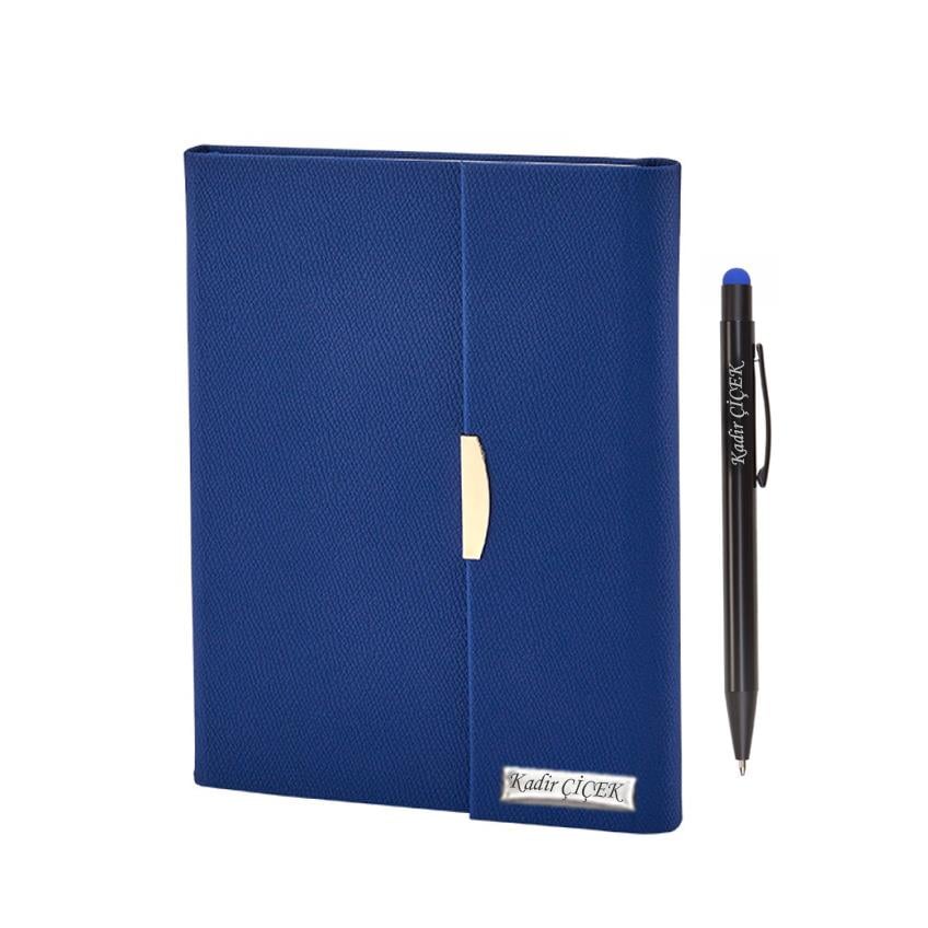İsme Özel Tasarım Defter ve Tükenmez Kalem Seti - Renk Seçenekli