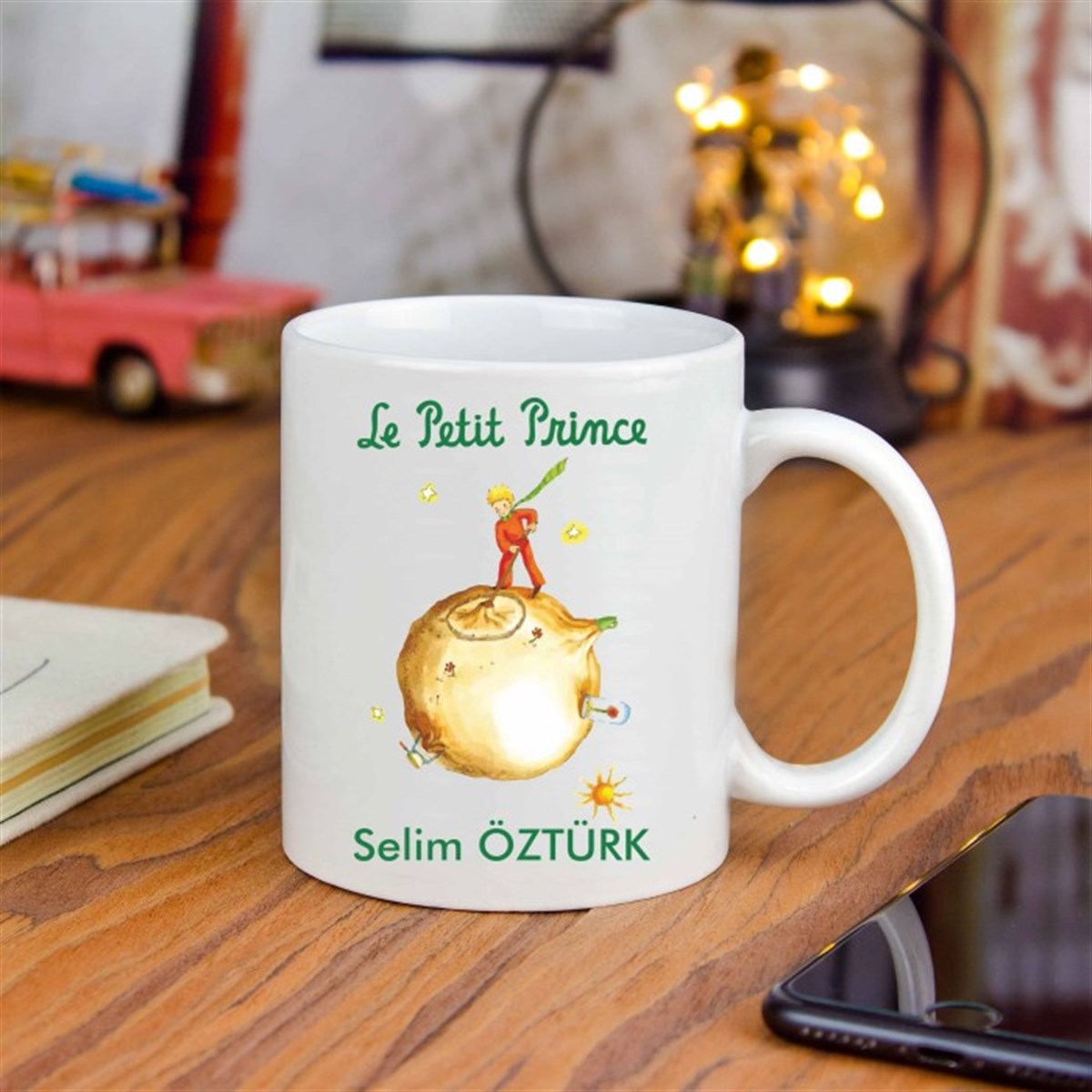 İsme Özel Tasarımlı Kupa Bardak - Küçük Prens