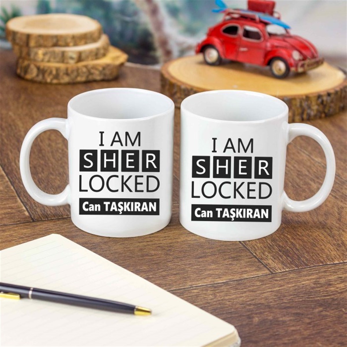 İsme Özel Tasarımlı Kupa Bardak - Sherlock