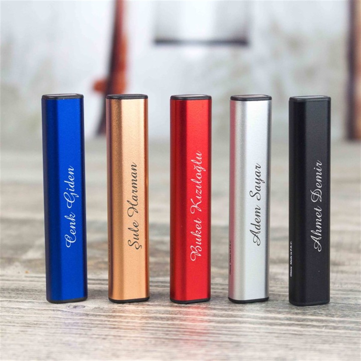İsme Özel Usb Şarjlı Rezistanslı Metal Çakmak M2