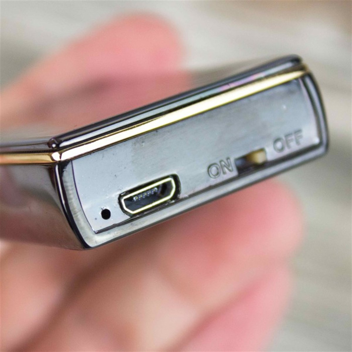 İsme Özel Usb Şarjlı Tesla Metal Çakmak Siyah
