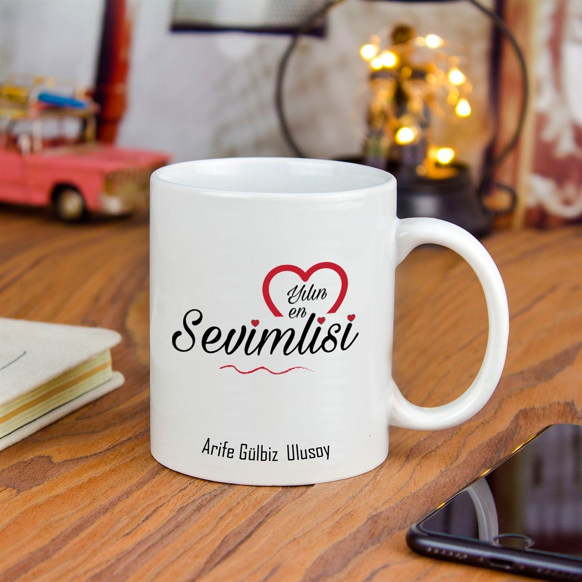 İsme Özel Yılın En Sevimlisi Temalı Kupa Bardak