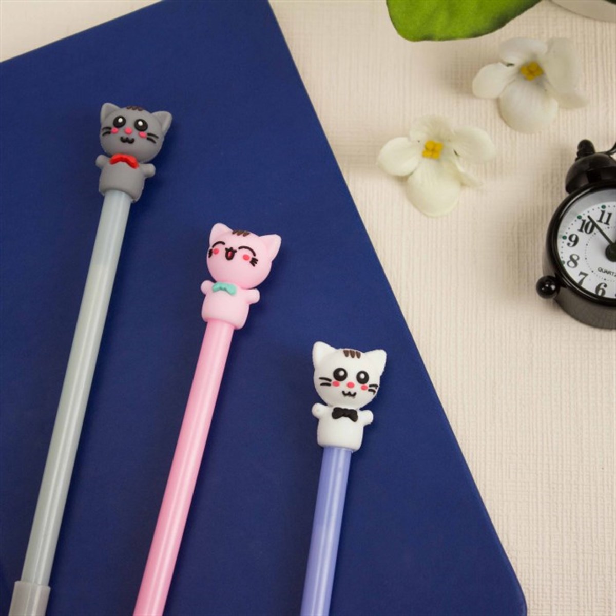 Kedi Temalı Jel Roller Kalem​