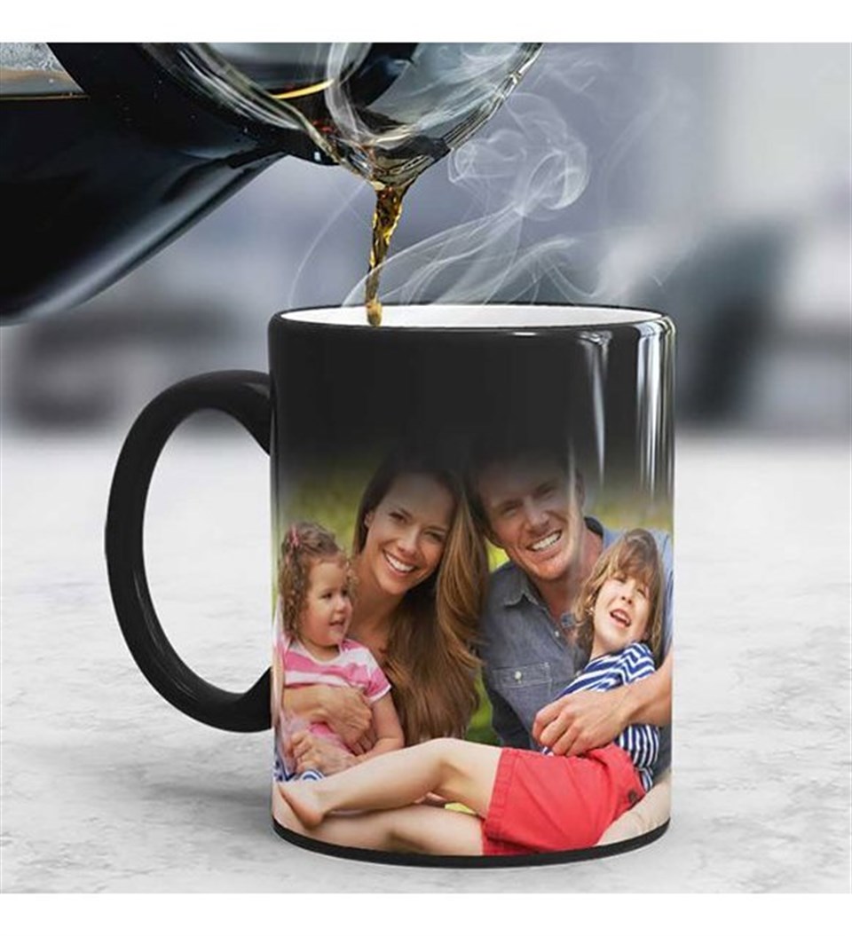 Kişiye Özel 3 Fotoğraflı Baskılı Sihirli Kupa