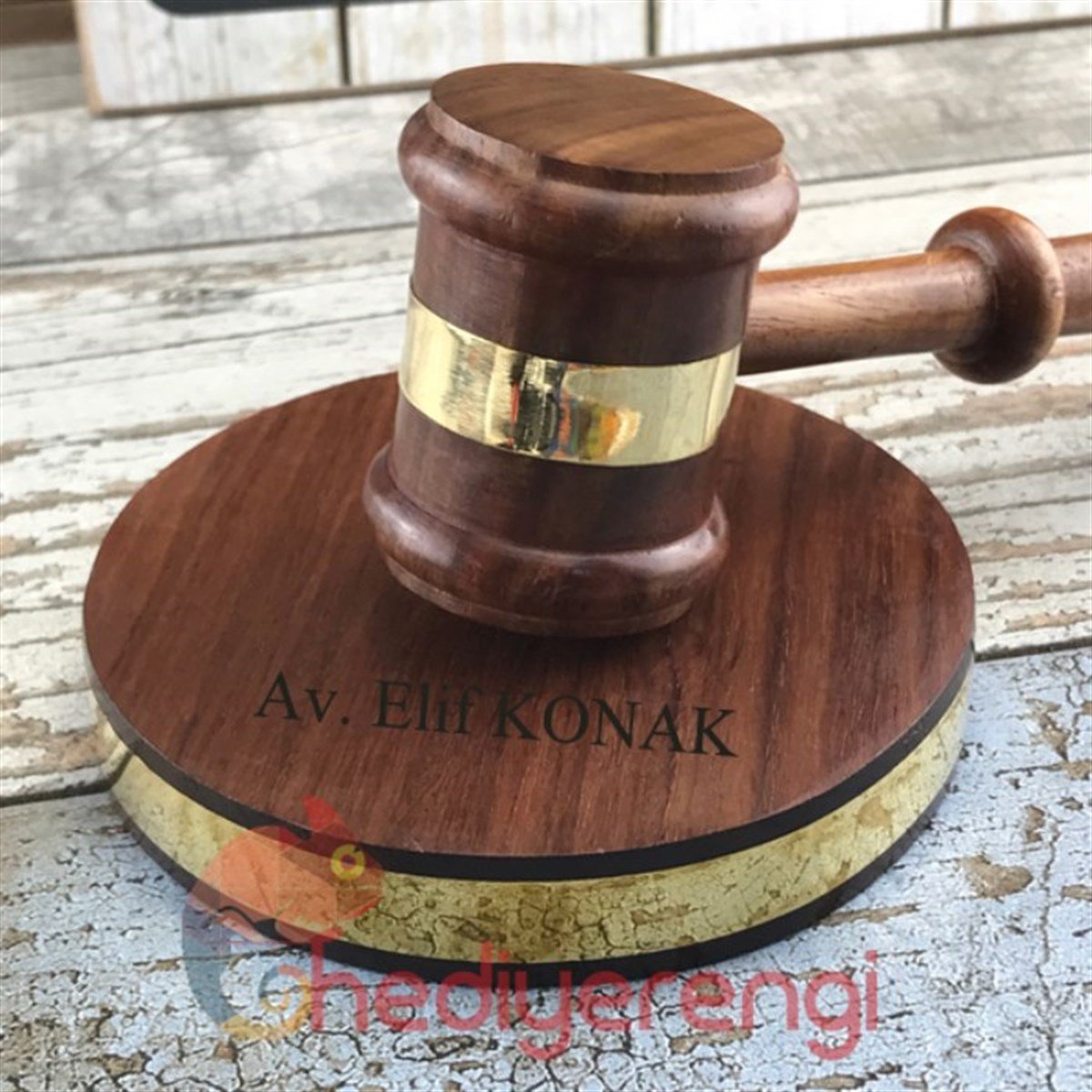Kişiye Özel Ahşap Hakim Tokmağı