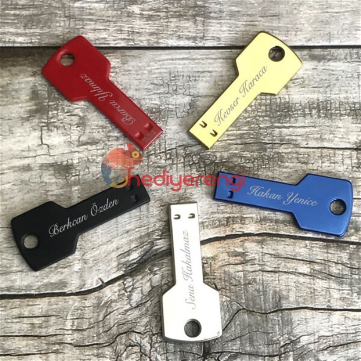 Kişiye Özel Anahtar Şeklinde Usb 8 Gb