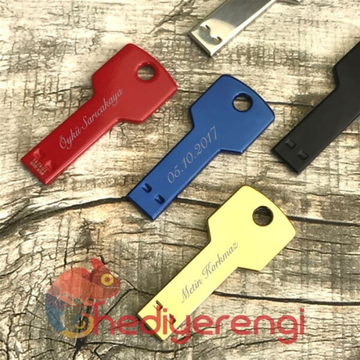 Kişiye Özel Anahtar Şeklinde Usb 8 Gb