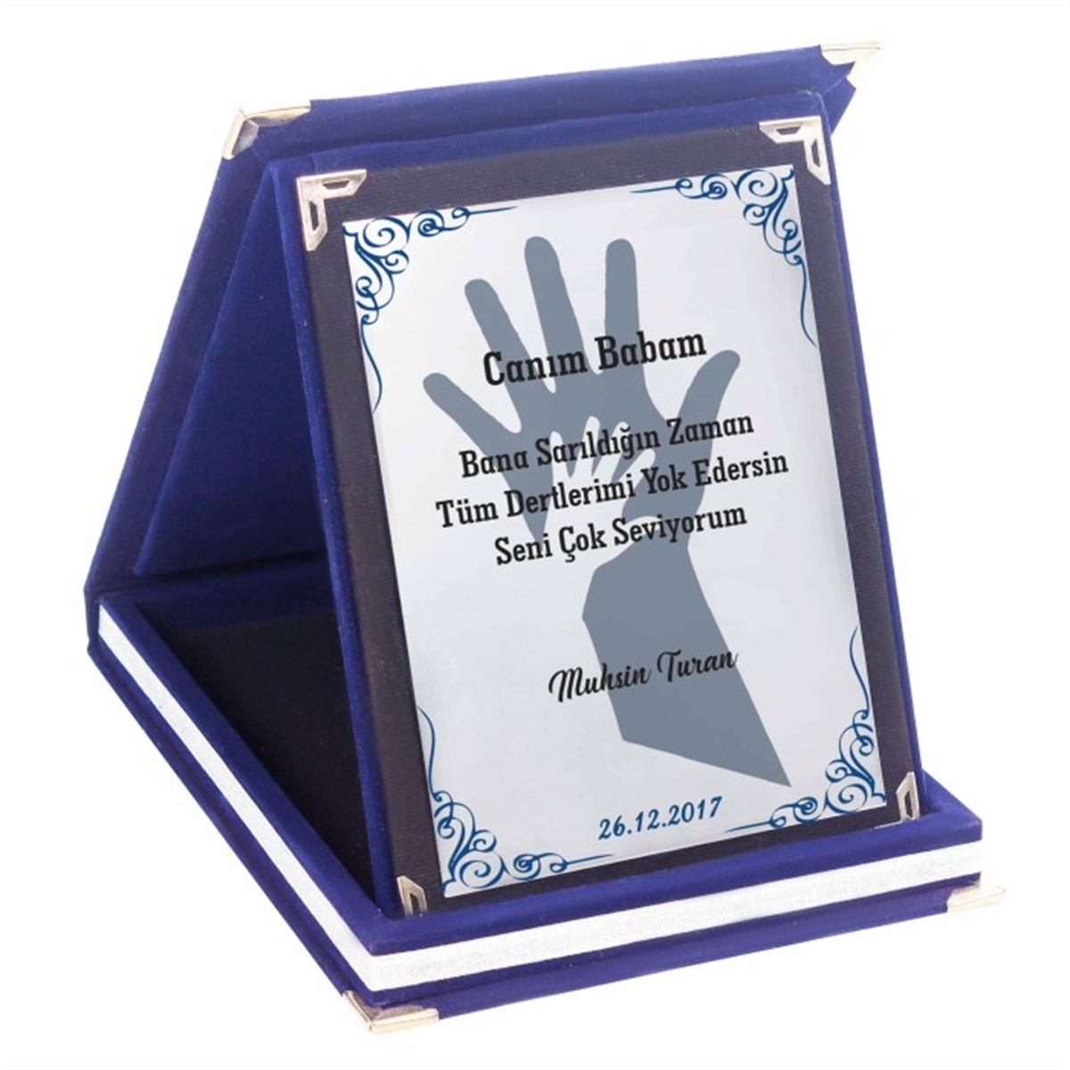 Kişiye Özel Canım Babam Temalı Büyük Boy Plaket