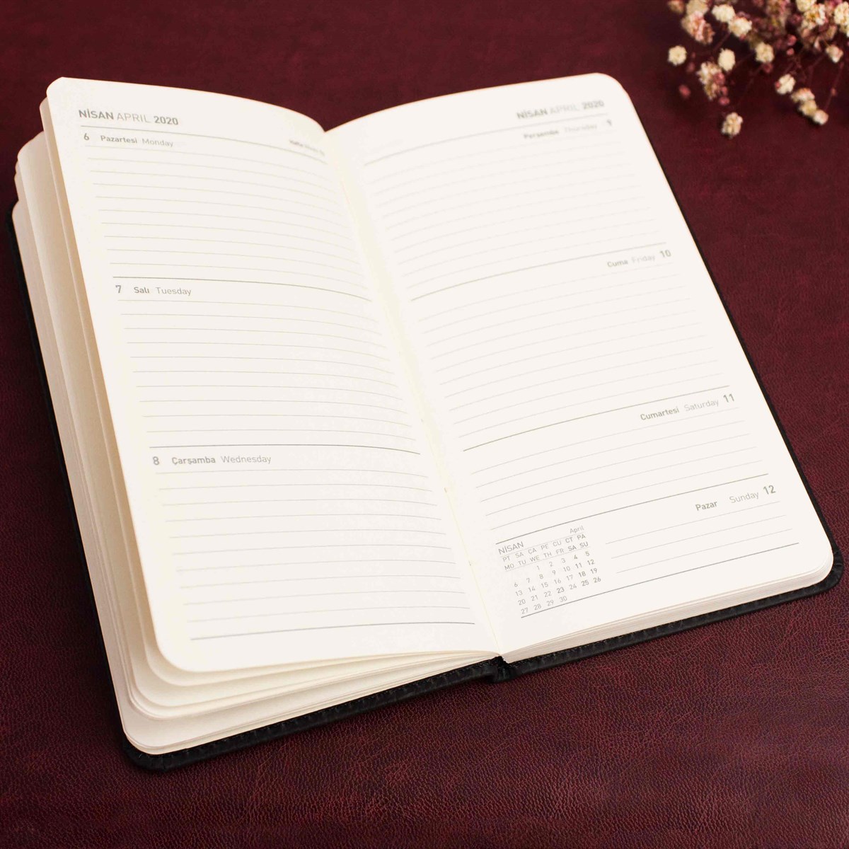 Kişiye Özel Pierre Cardin Deri Cüzdan Kalem ve Defter Seti P032