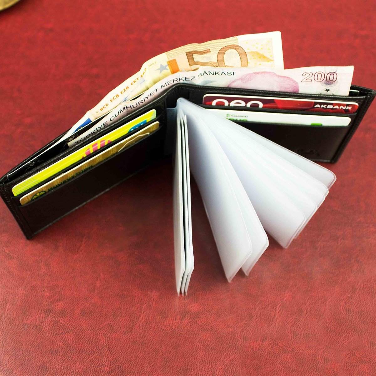 Kişiye Özel Pierre Cardin Deri Cüzdan Kalem ve Defter Seti P075