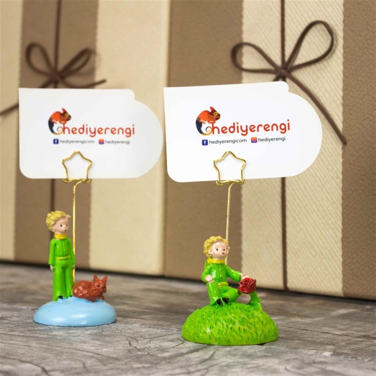 Küçük Prens Tasarımlı Masa Üstü Not Tutucu