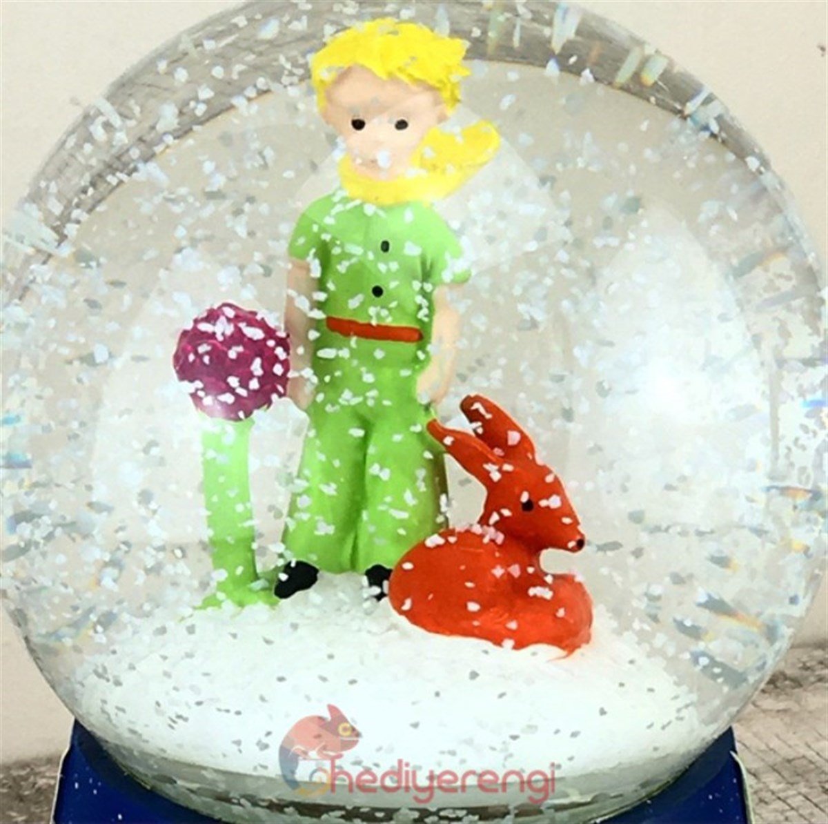 Le Petit Prince (Küçük Prens) Kar Küresi ve Müzik Kutusu​ Büyük Boy