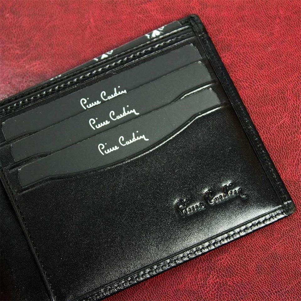 Pierre Cardin Deri Erkek Cüzdanı Kartvizitlik ve Kalem Seti P2368