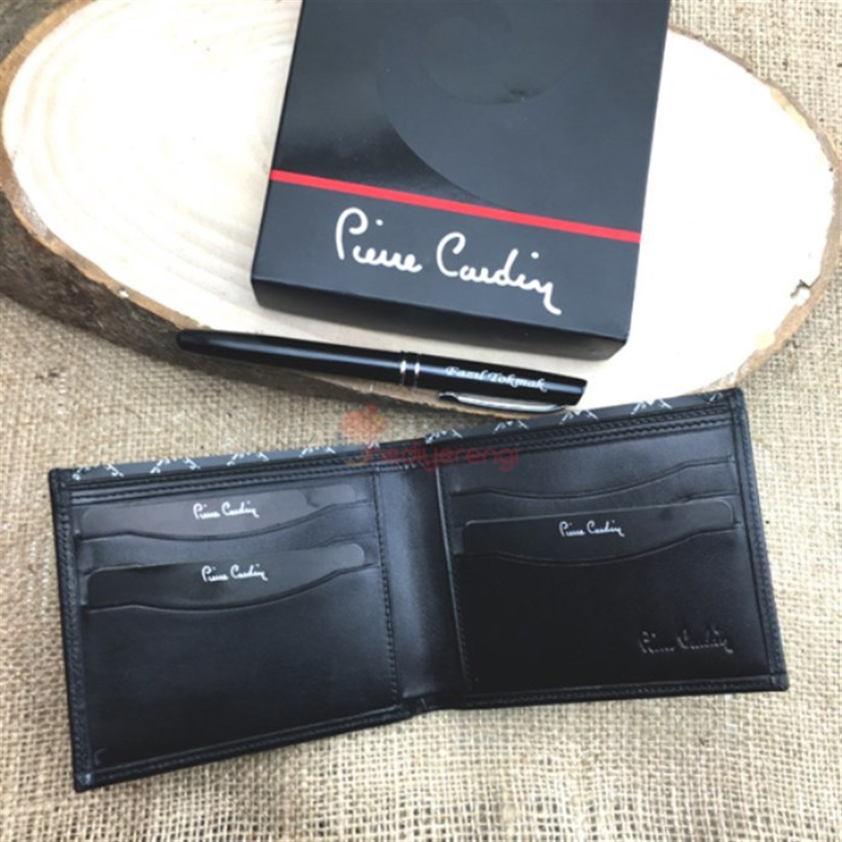 Pierre Cardin İnce Tasarım Cüzdan İsme Özel P2368