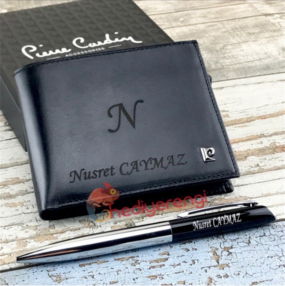 Pierre Cardin İnce Tasarım Cüzdan İsme Özel P2368