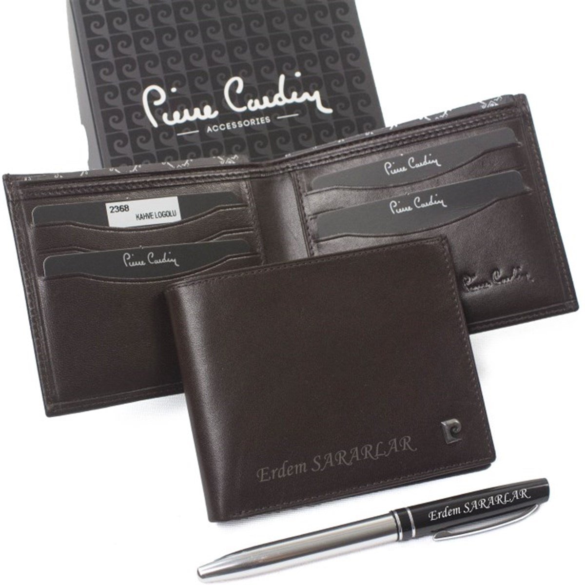 Pierre Cardin İnce Tasarım Cüzdan İsme Özel P2368