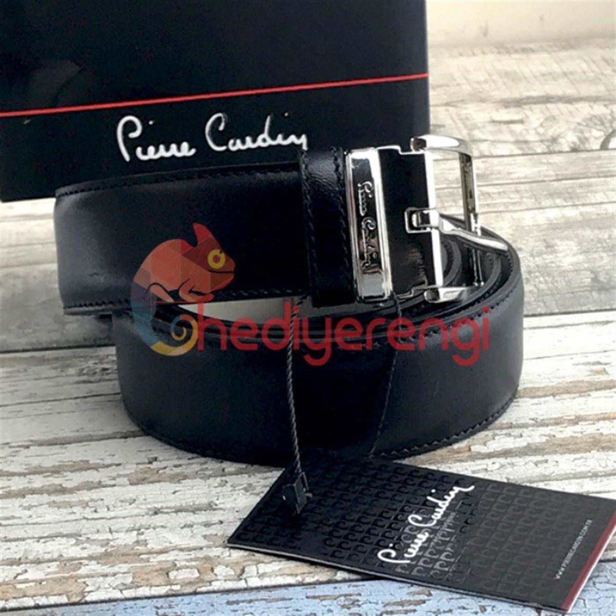 Pierre Cardin İsme Özel Deri Klasik Kemer