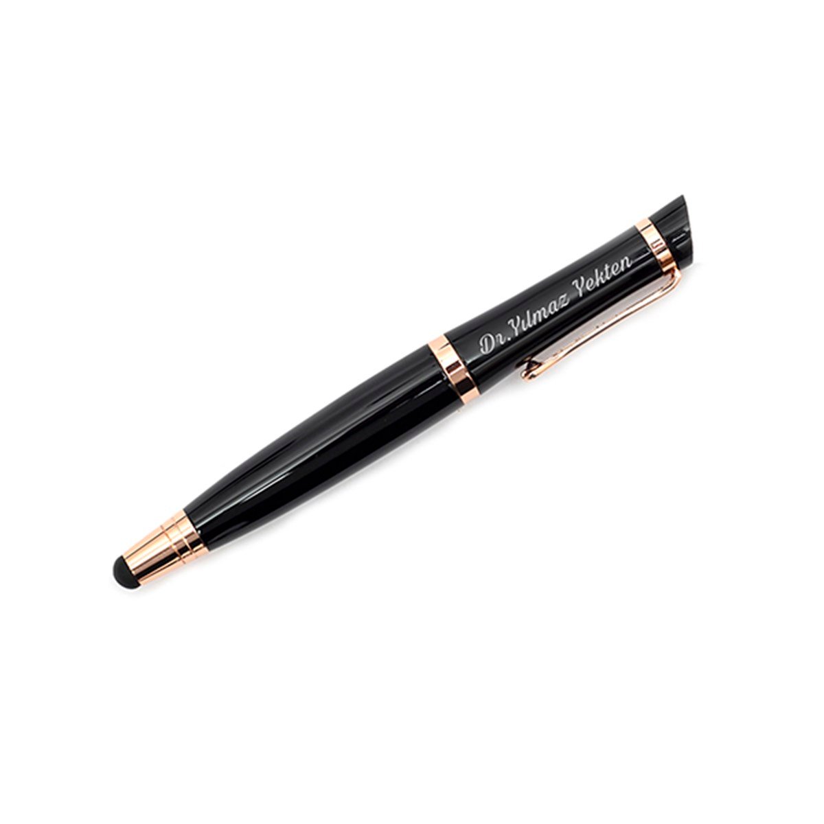 Pierre Cardin Touch 110 İsme Özel Roller İmza Kalemi Siyah Rose