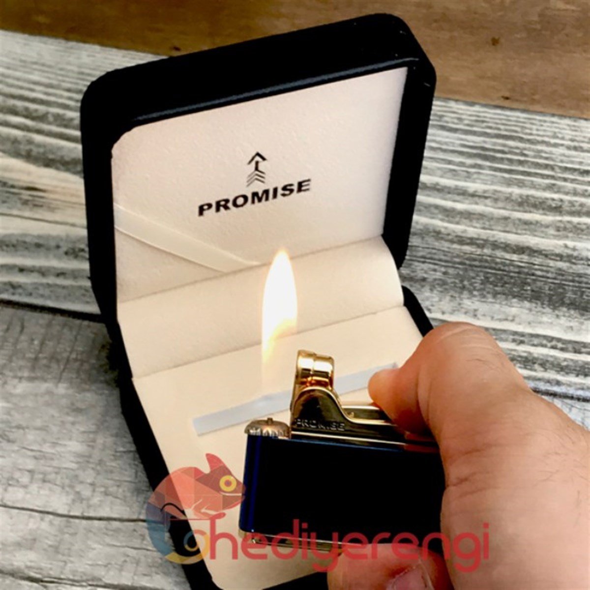 Promise Markalı Gold Parlement Mavisi Çakmak​