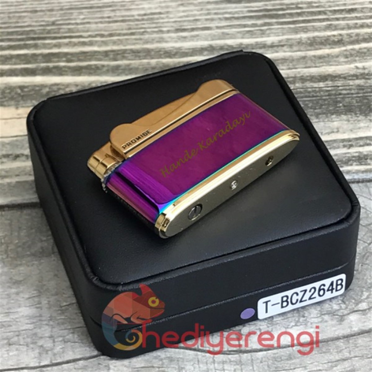 Promise Markalı Metal Çakmak Pembe Gold