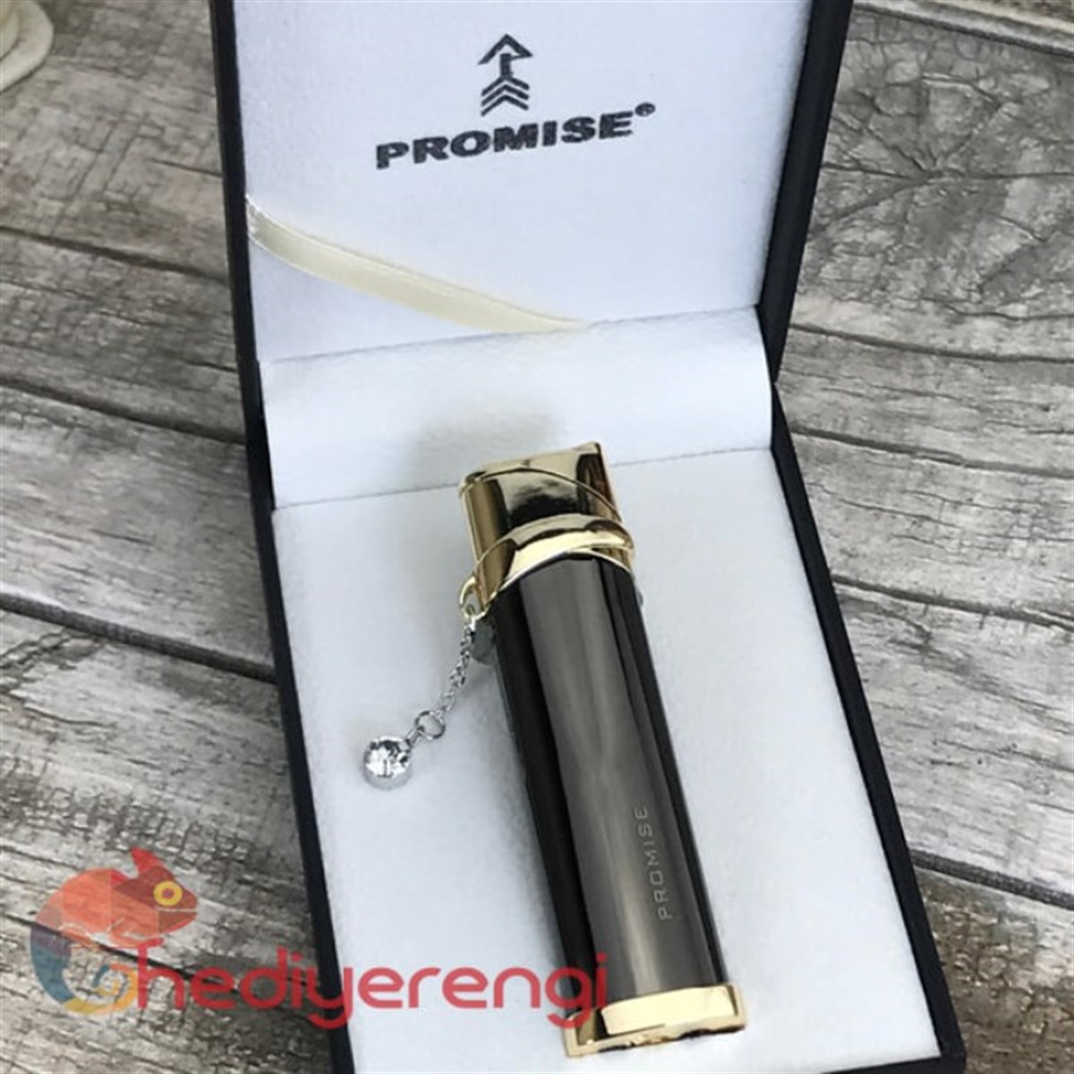 Promise Markalı Pürmüz Alevli Tek Taşlı Füme Çakmak​