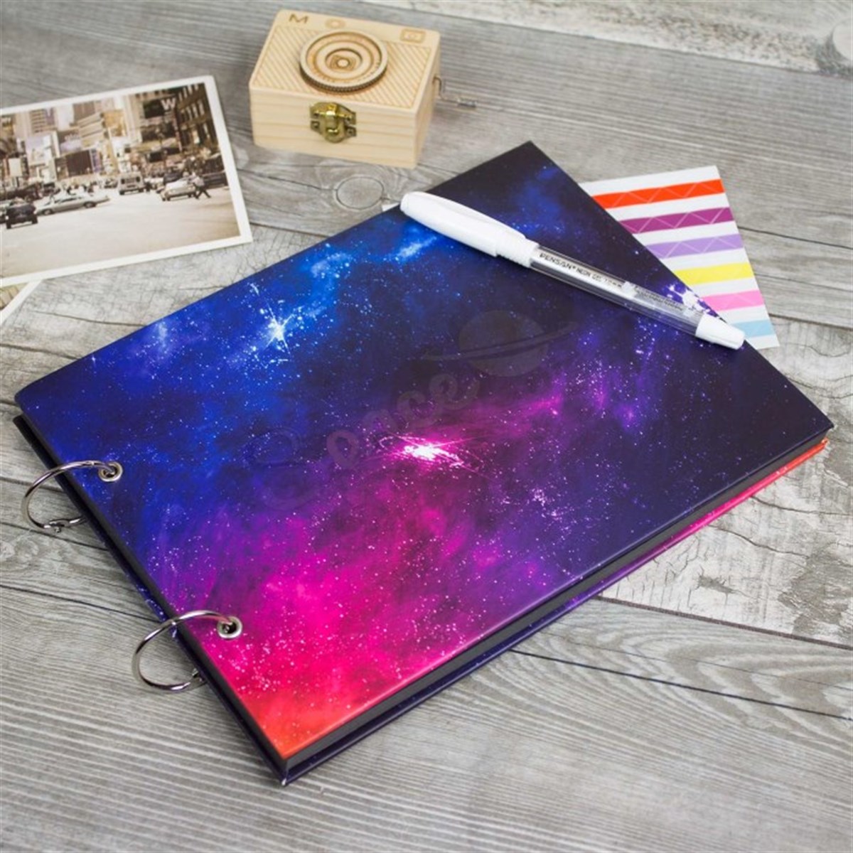 Space Temalı Kendin Yap Albüm Defter