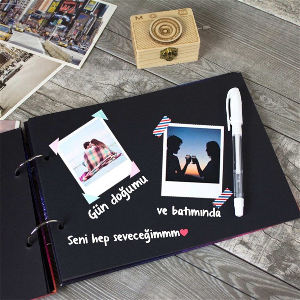 Space Temalı Kendin Yap Albüm Defter