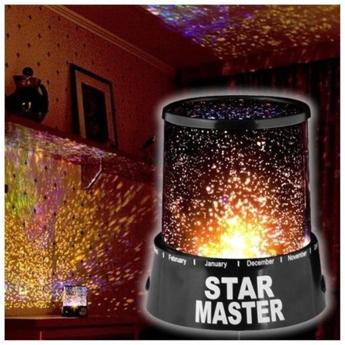 Star Master Projeksiyonlu Gece Lambası