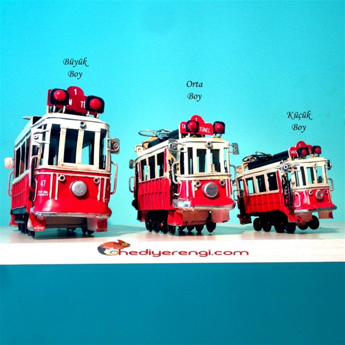 Taksim Tünel Tramvay Maketi Orta Boy