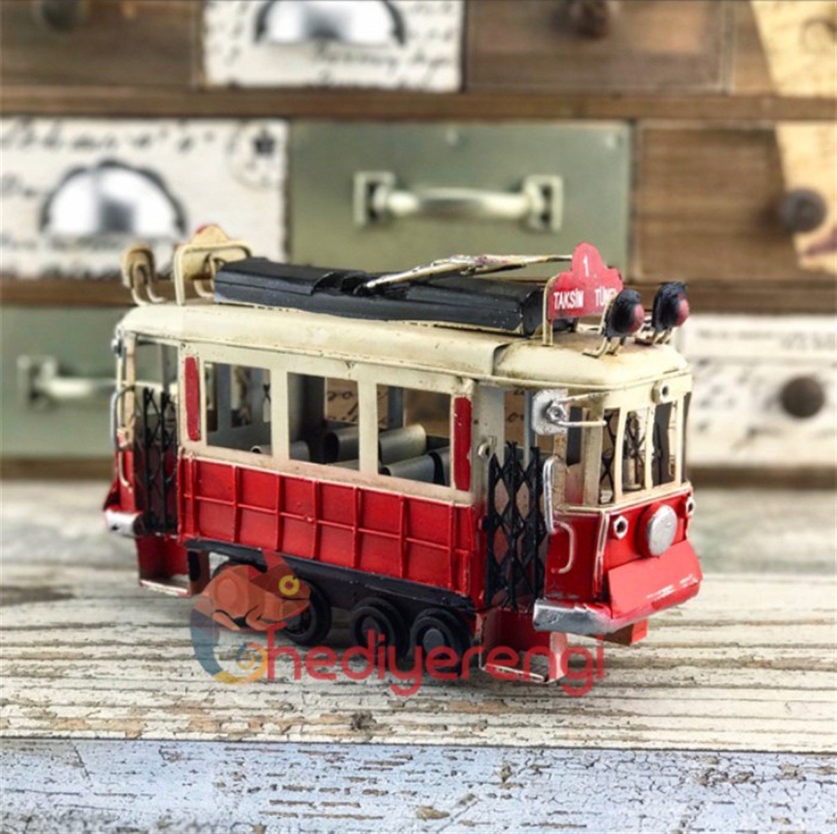 Taksim Tünel Tramvay Maketi Orta Boy