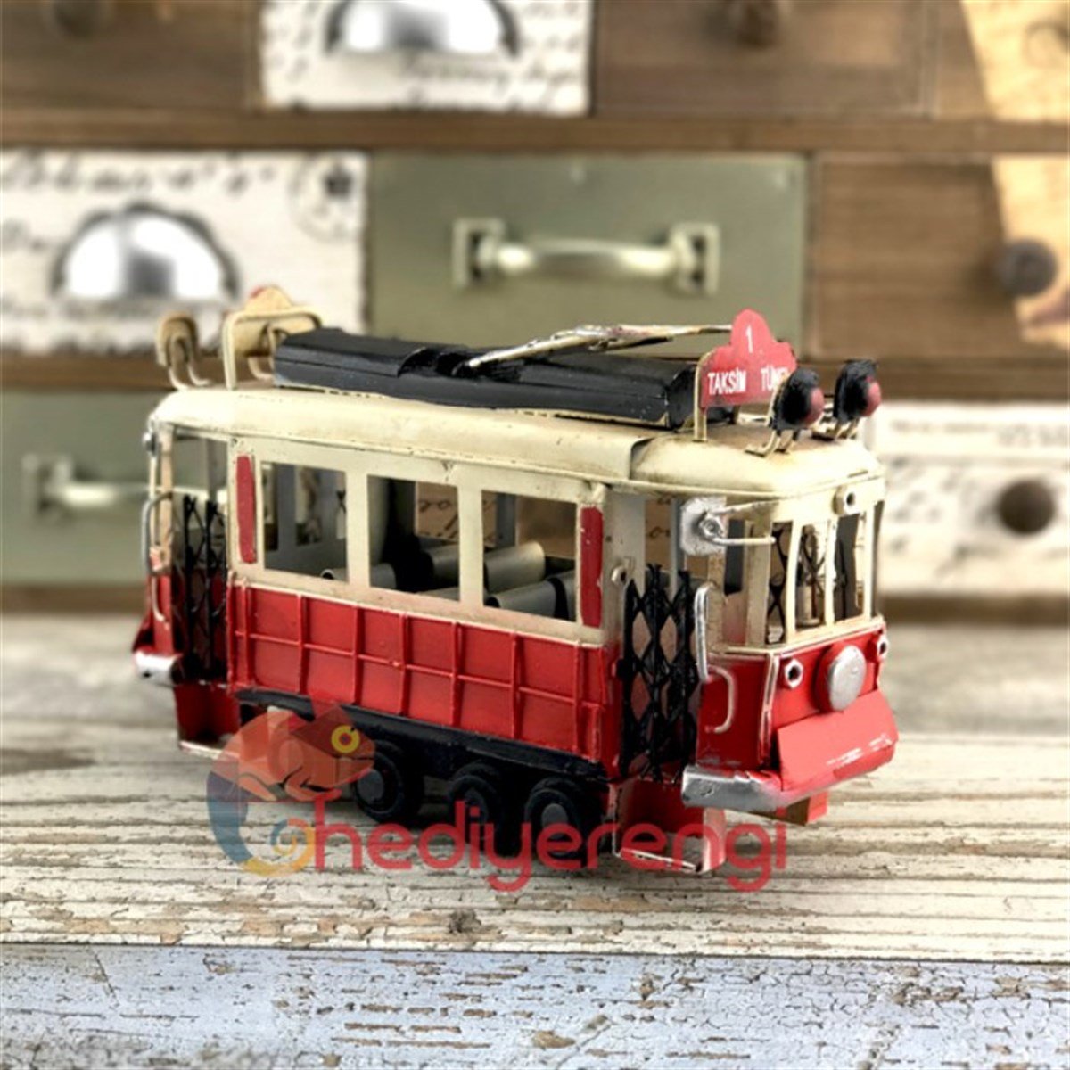 Taksim Tünel Tramvay Maketi Orta Boy