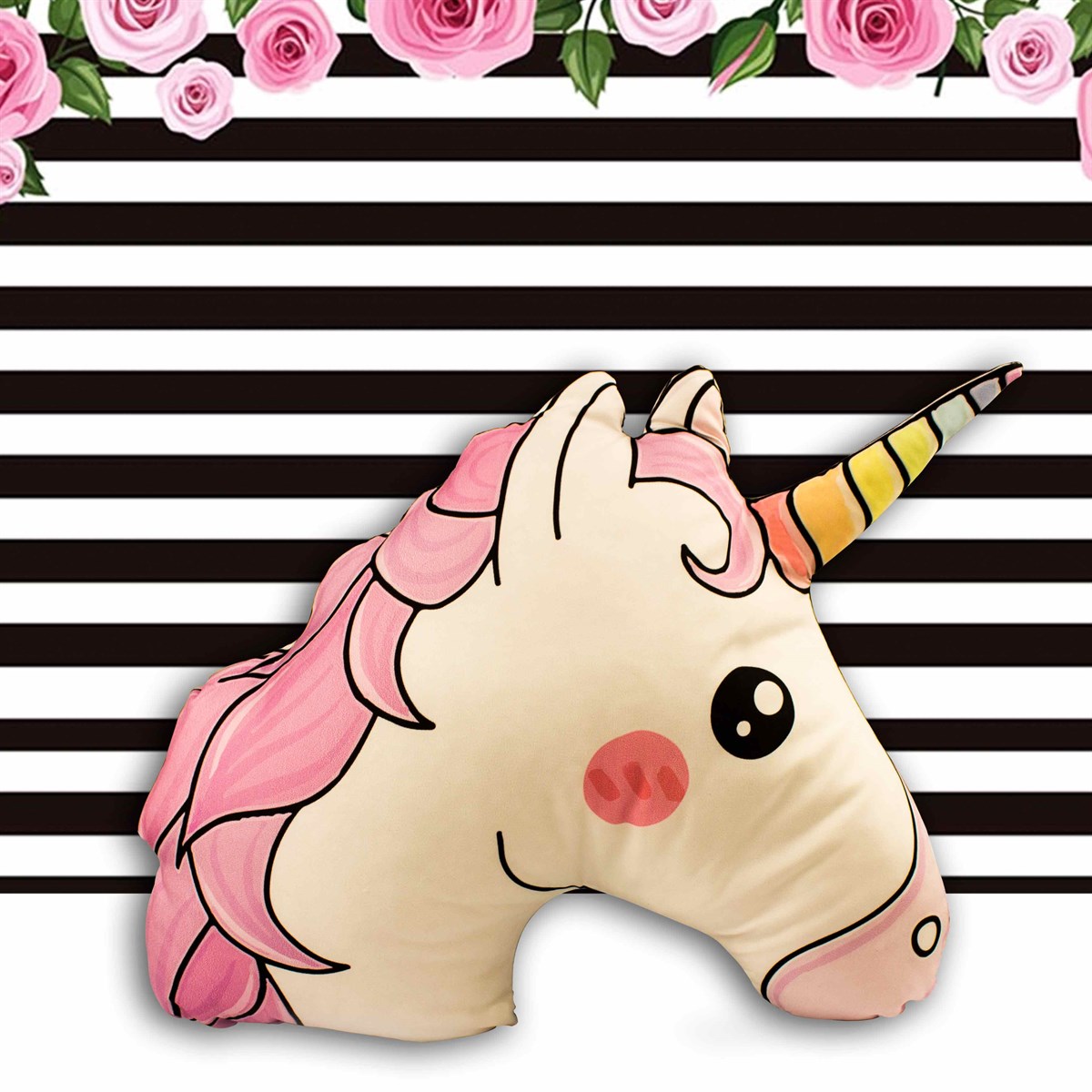 Unicorn Tasarımlı Peluş Yastık