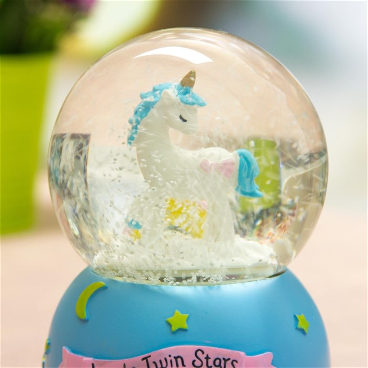 Unicorn Temalı Kar Küresi ve Müzik Kutusu Büyük Boy - Little Twin Stars