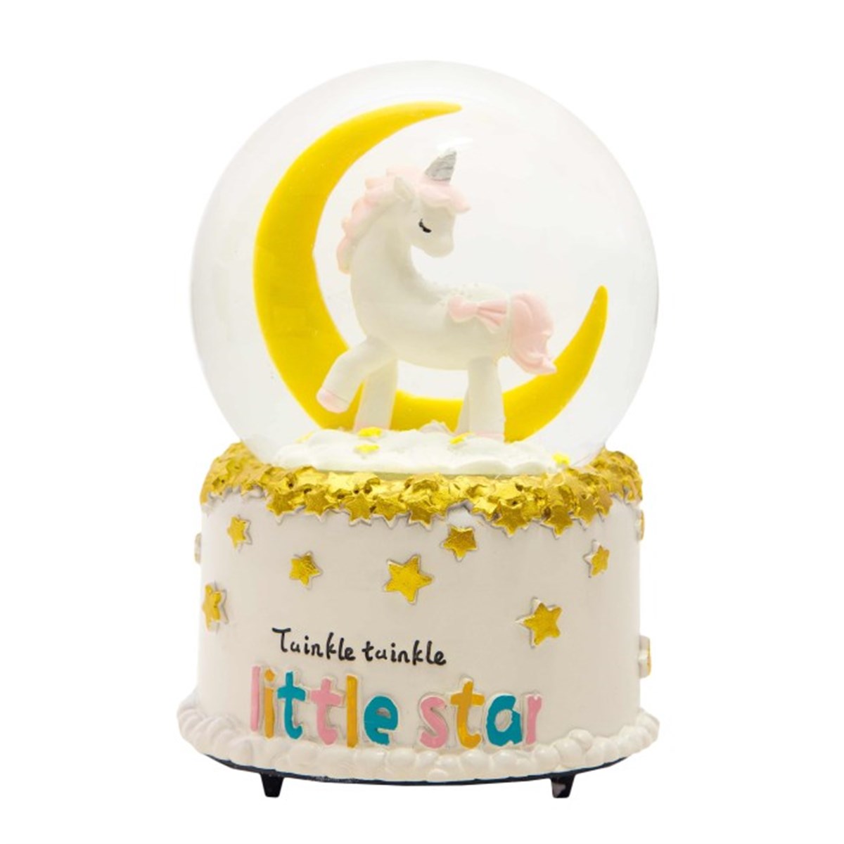 Unicorn Temalı Kar Küresi ve Müzik Kutusu Büyük Boy M1