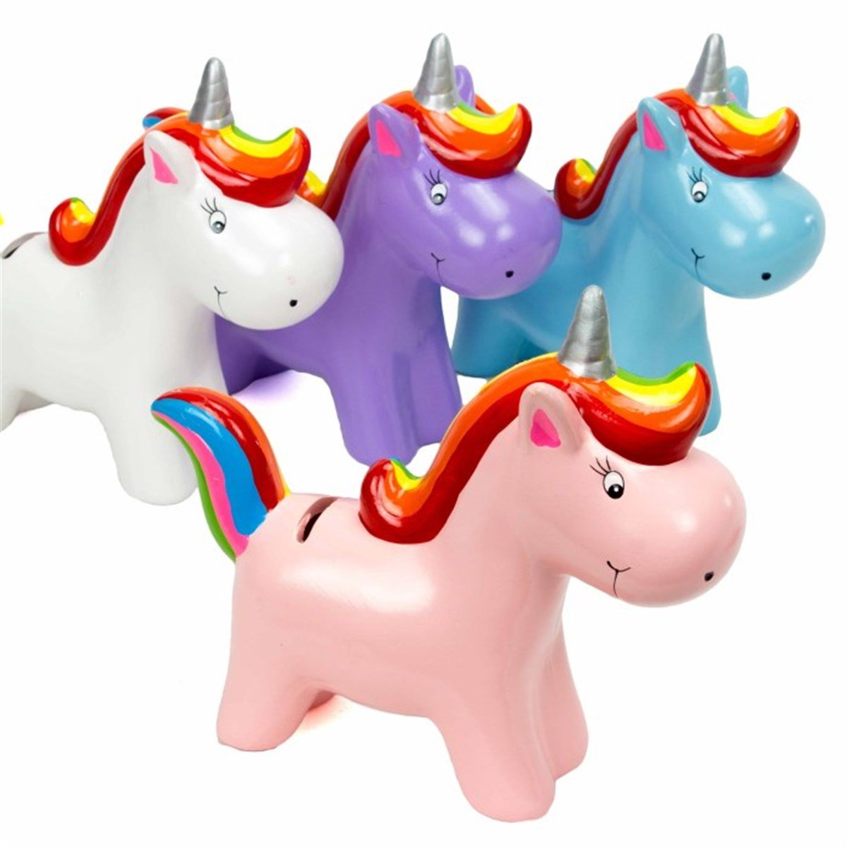 Unicorn Temalı Renkli Kumbara