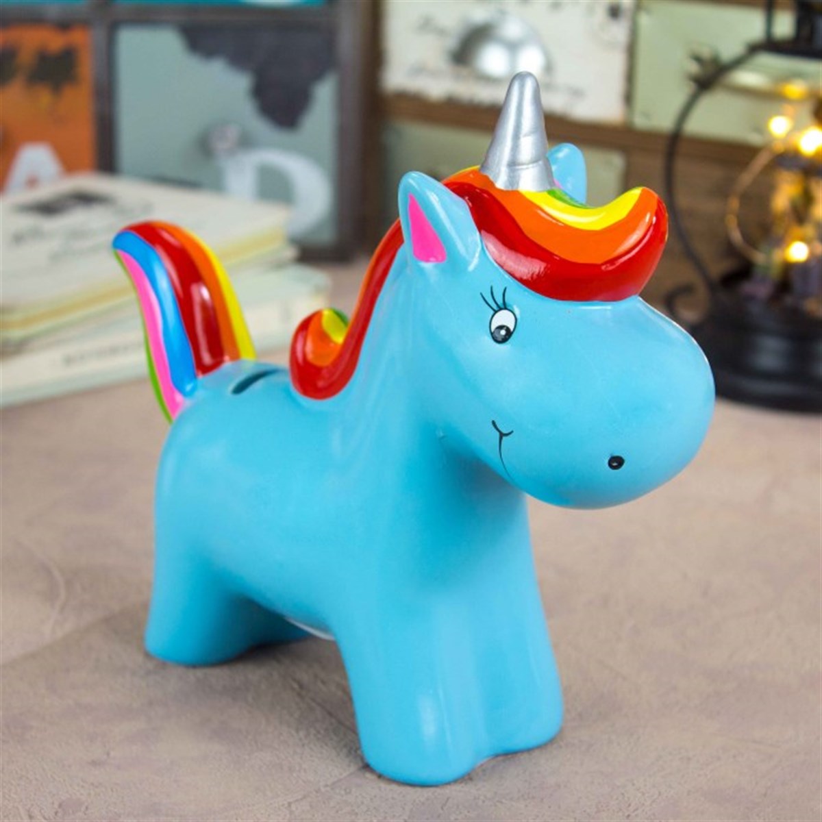 Unicorn Temalı Renkli Kumbara