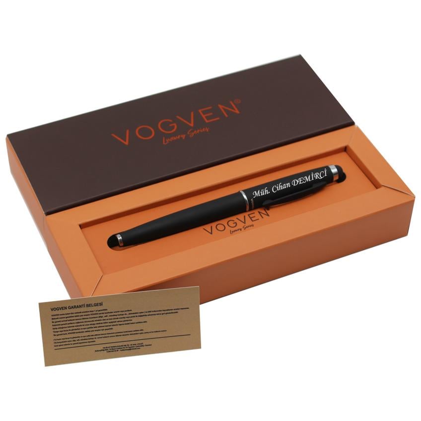 Vogven Marka İsme Özel Mat Touch Roller Kalem