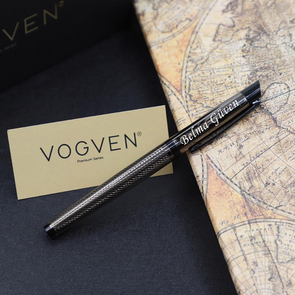 Vogven Marka İsme Özel Premium Anstrasit Roller Kalem