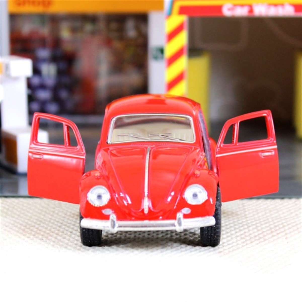 Wolkswagen Klasik 1967 Model Minyatür Metal Araba