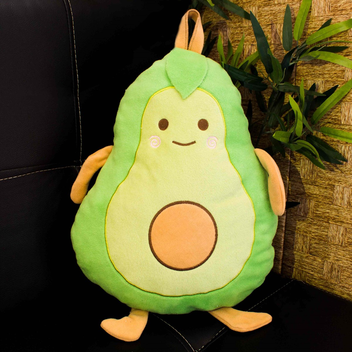 Yeşil Avakado 2'li Peluş Yastık ( Avokado )