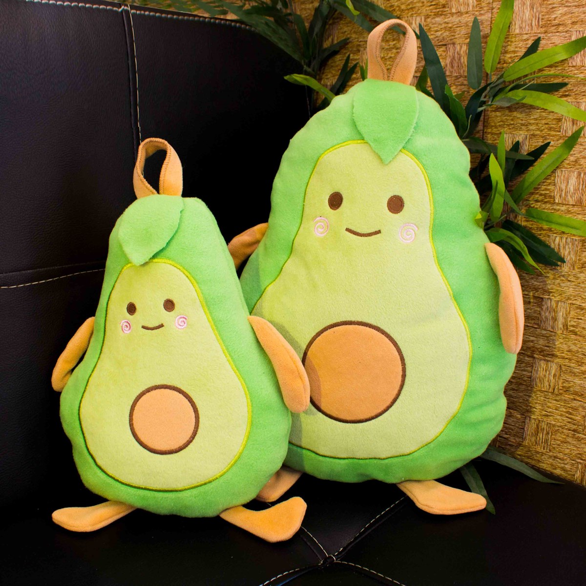 Yeşil Avakado 2'li Peluş Yastık ( Avokado )