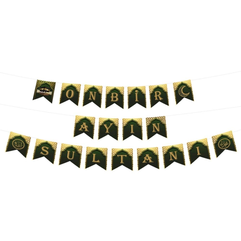 11 Ayın Sultanı Ramazan Temalı Harf Afiş