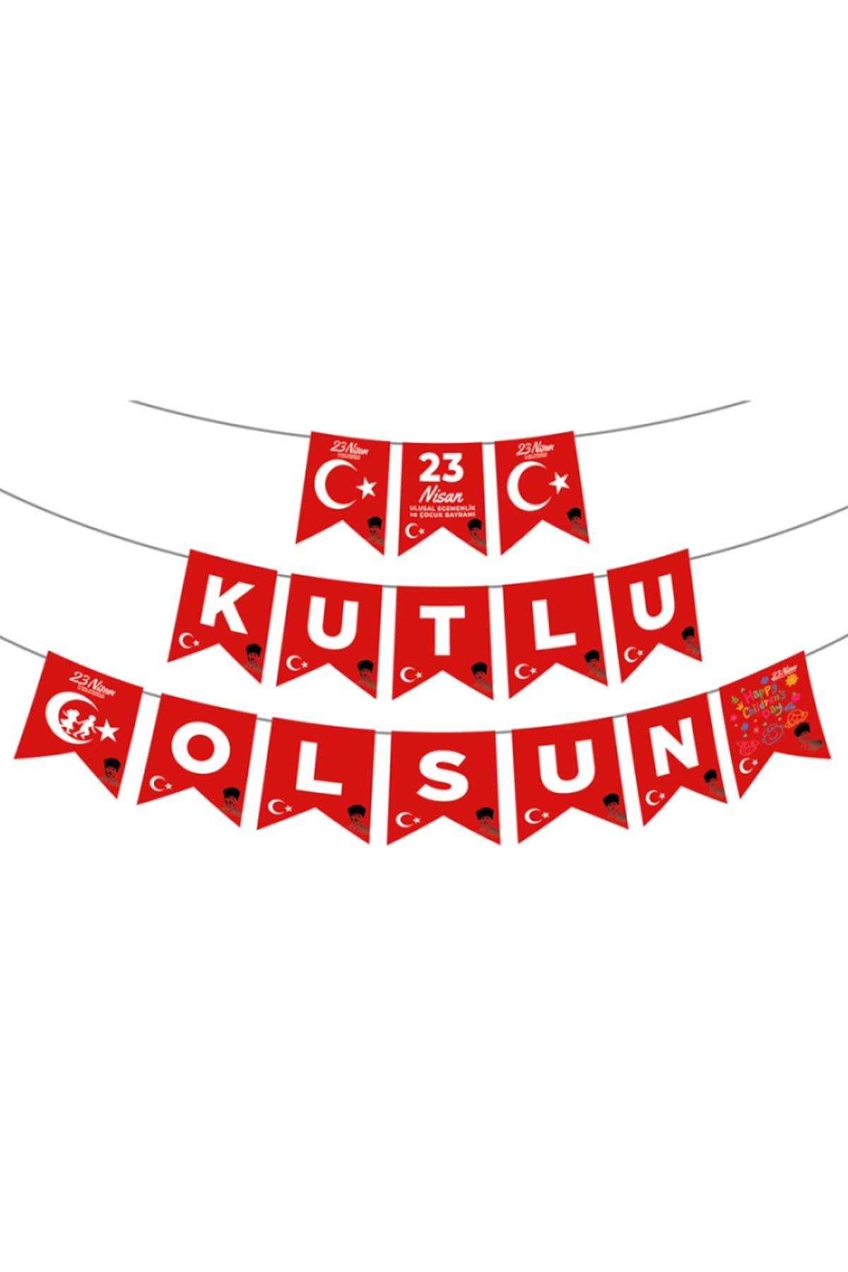 23 Nisan Kutlu Olsun Harf Afiş