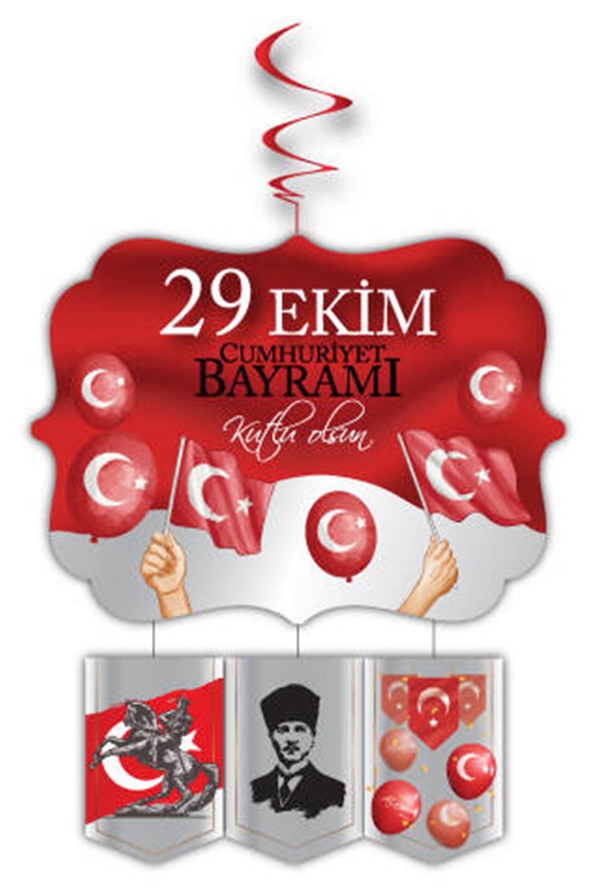 29 Ekim Cumhuriyet Bayramı Tavan Süs